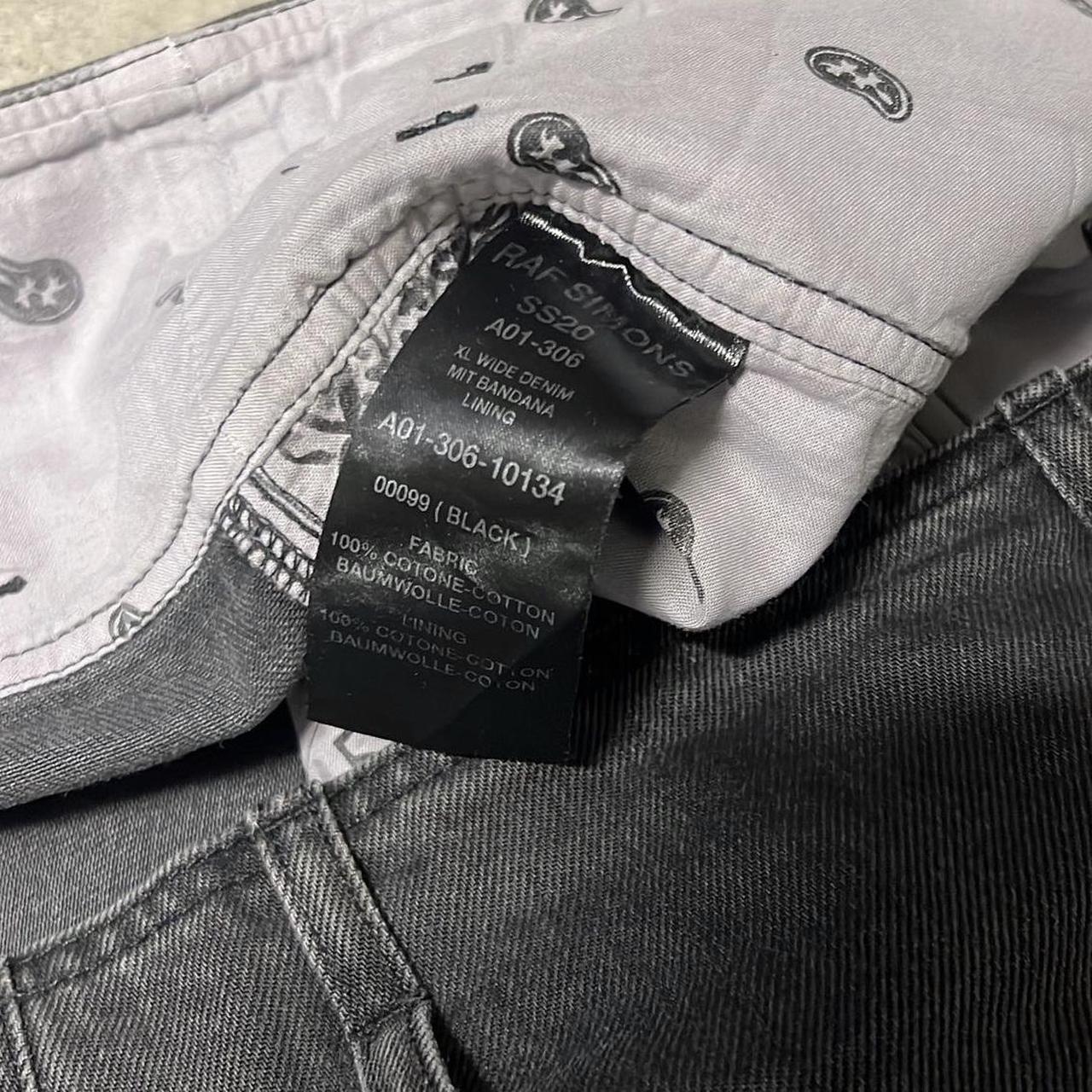 Raf Simons Archive REDUX SS03 CONSUMED CARGO PANTS BONDAGE