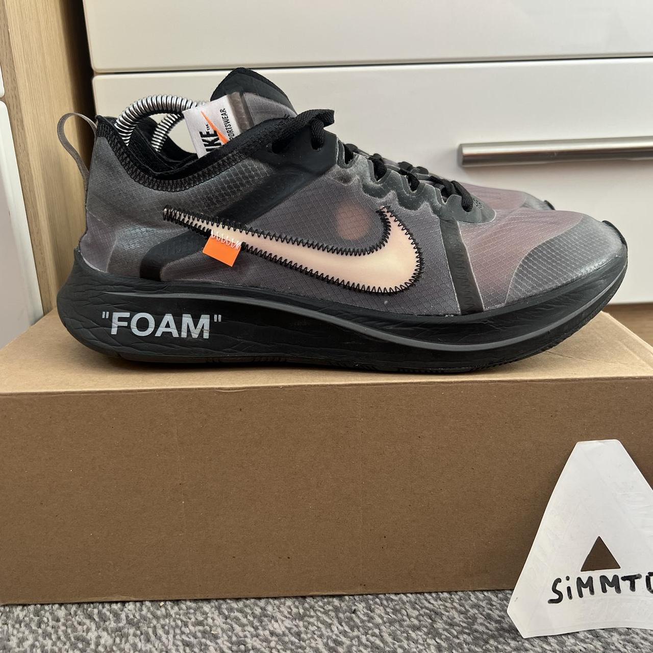 Off white zoom fly black silver online