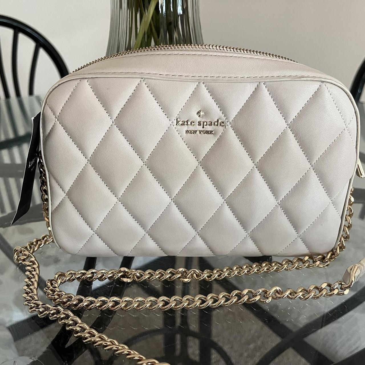 KATE SPADE CAREY SMOOTH QUILTED LEATHER MINI CAMERA | Depop