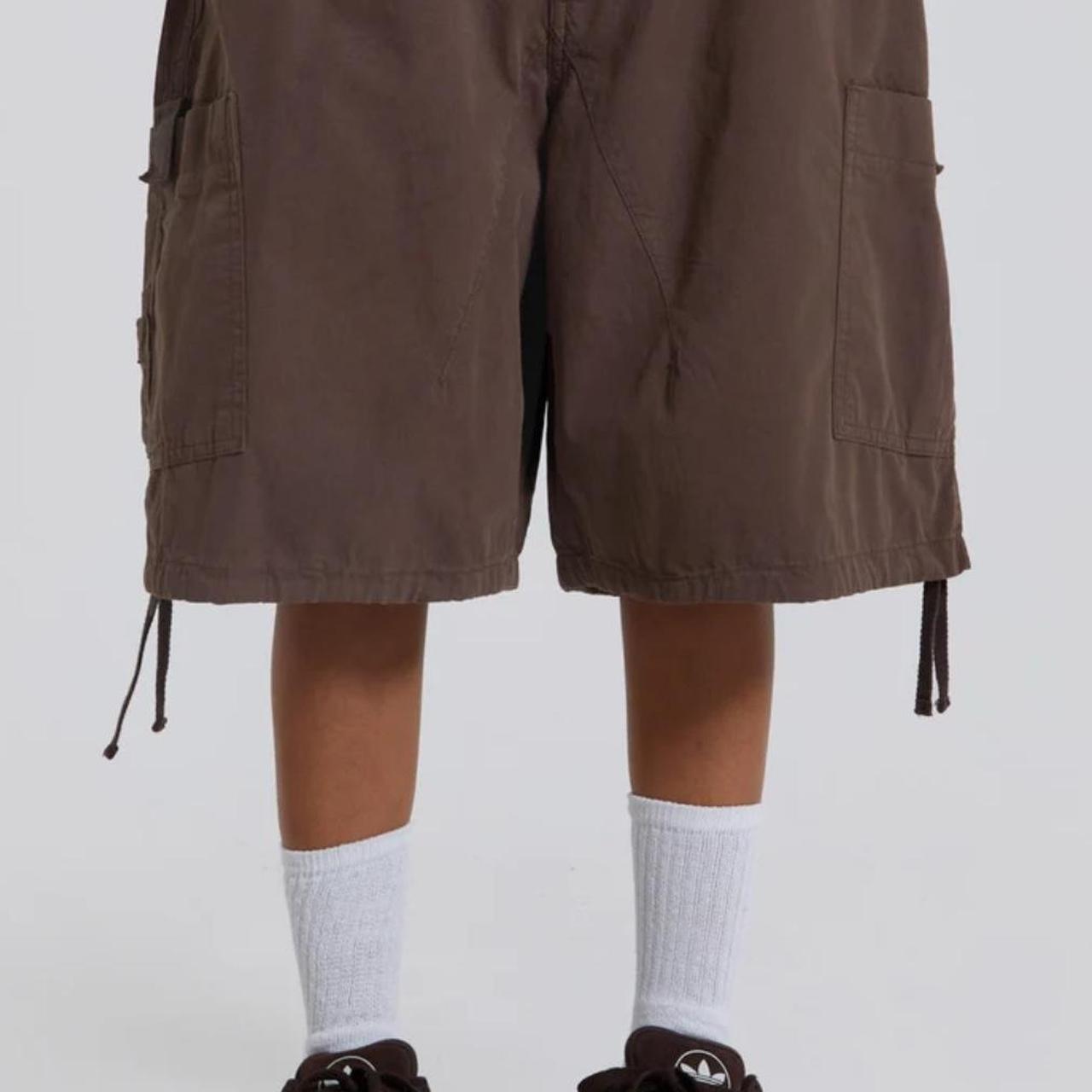 Jaded London - Brown Parachute Cargo Short XXS - | Depop Jaded London - Brown Parachute Cargo Short XXS - | Depop