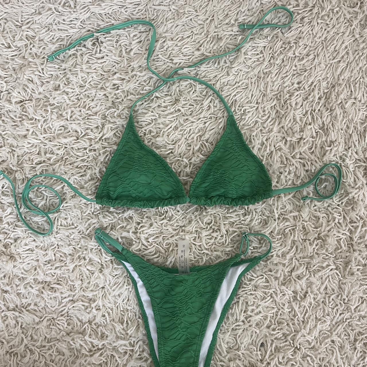 Shein green bikini, good quality, never worn , size xs