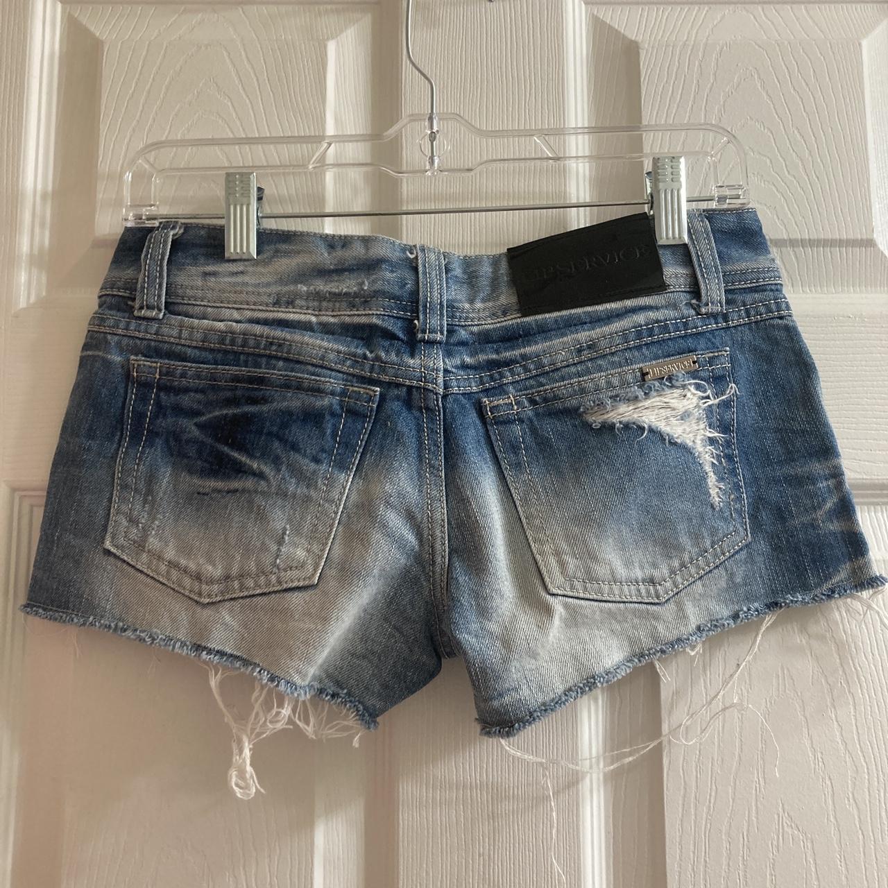 distressed denim shorts from japanese brand LIP... - Depop