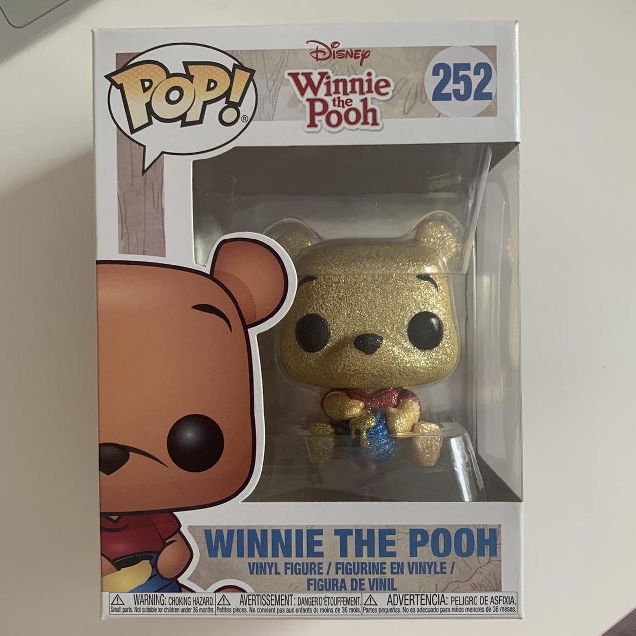 Winnie the Pooh gold glitter Pop Funko figure. In... - Depop