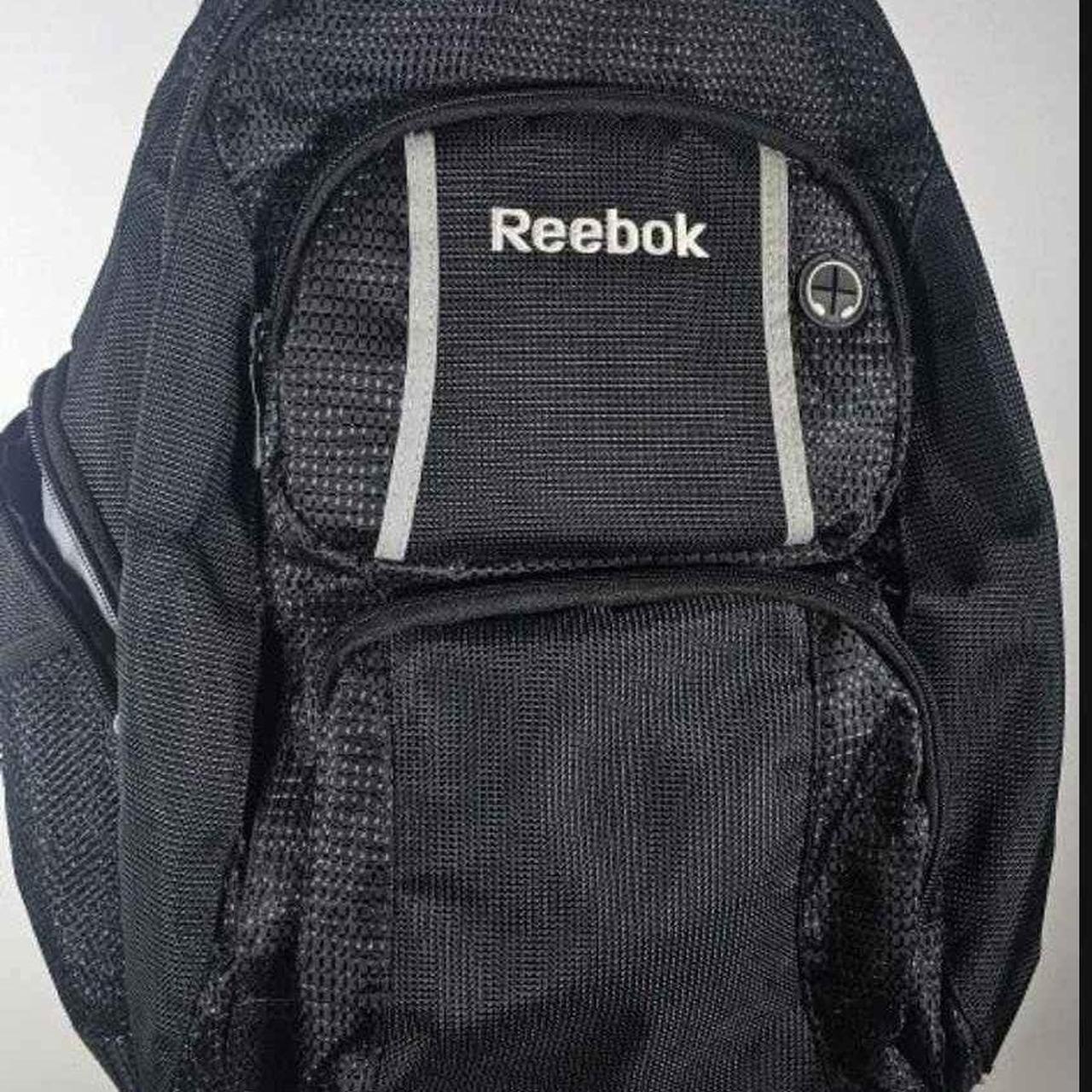 NWOT REEBOK Backpack Bookbag Black Gray. It. Depop