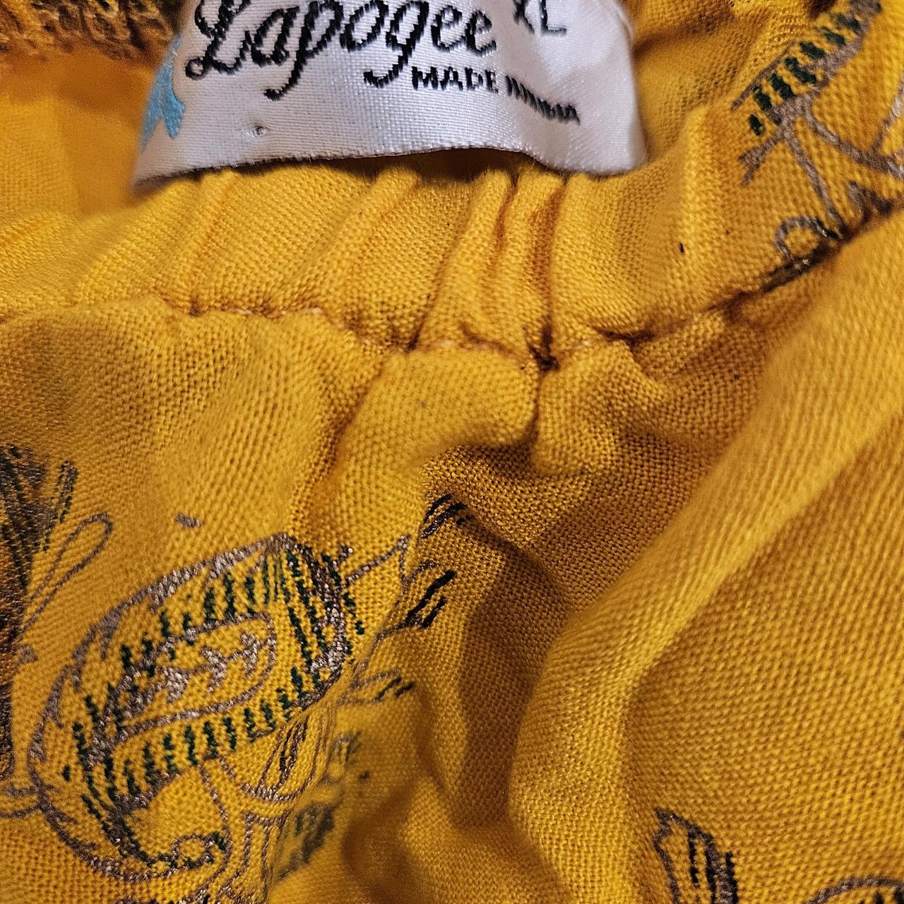 Source Unknown Women's Blouse - Yellow/Multi - XL… - image 5