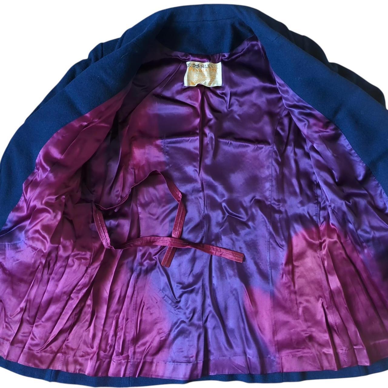 Pendleton Women's Coat - Blue/Purple - 10 – Vinta… - image 4