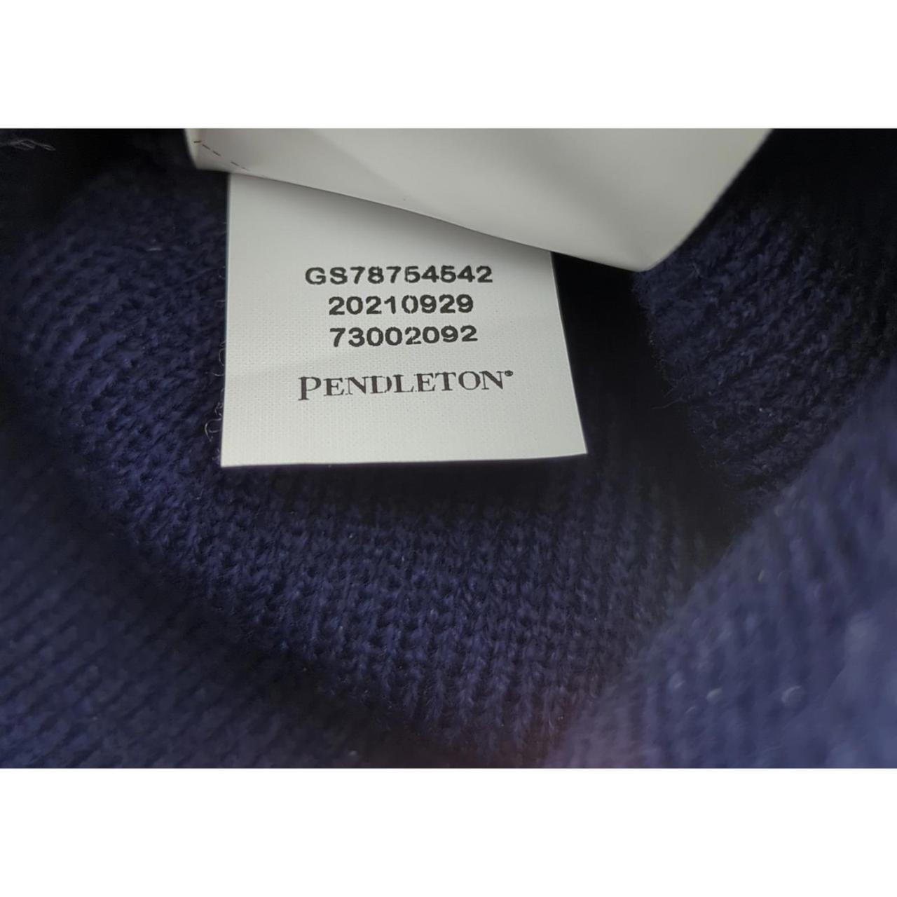 Pendleton Men's Hat - Blue – Pendleton Beanie Nav… - image 5