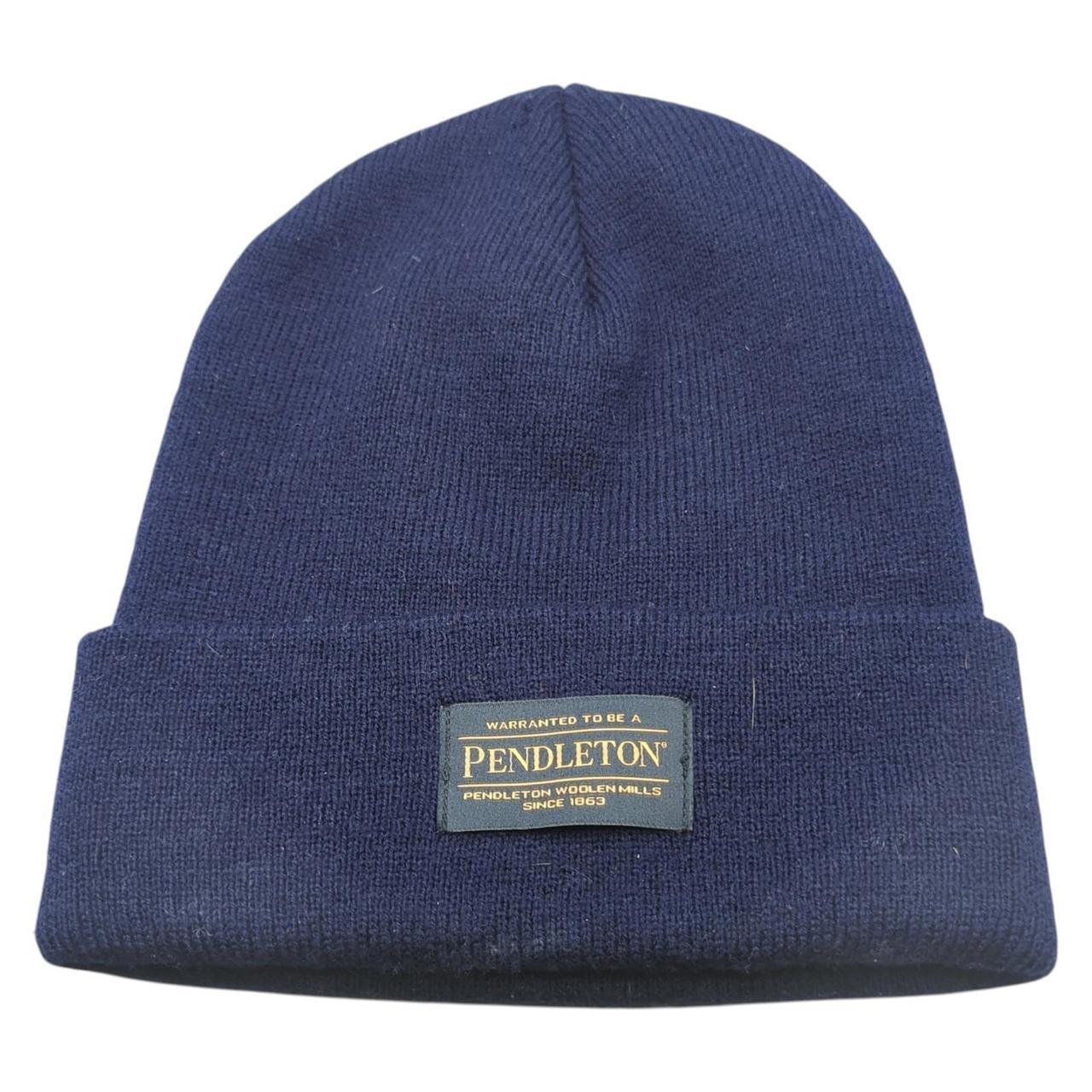 Pendleton Men's Hat - Blue – Pendleton Beanie Nav… - image 1