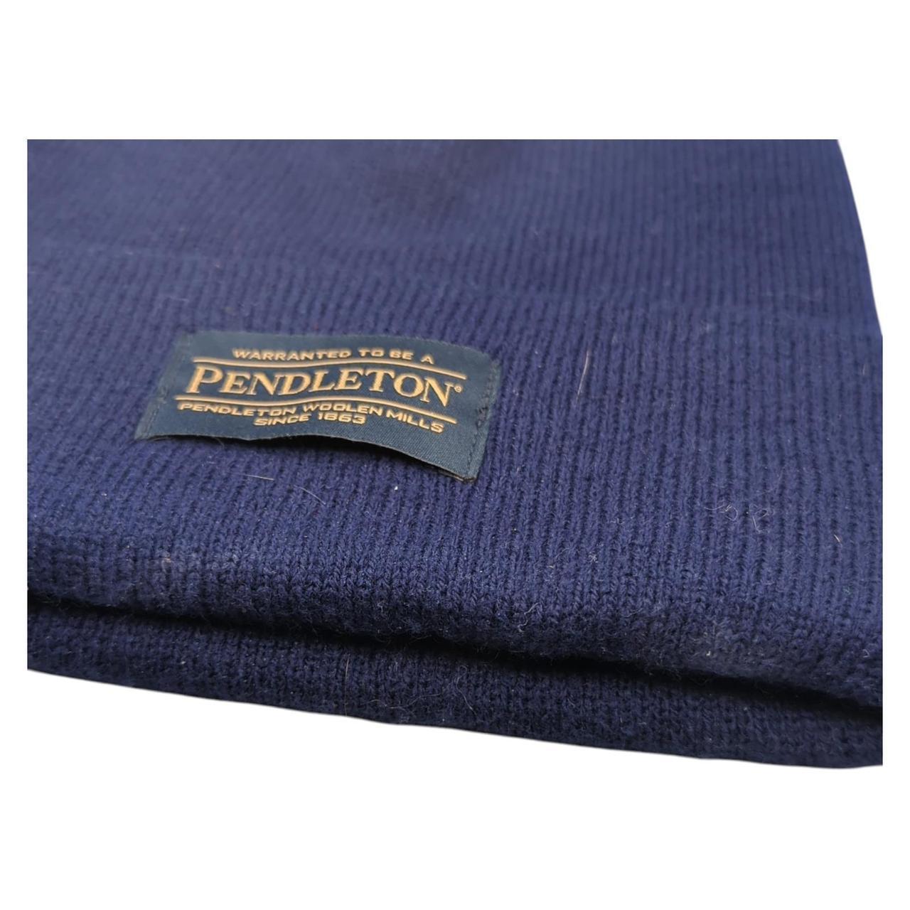 Pendleton Men's Hat - Blue – Pendleton Beanie Nav… - image 4