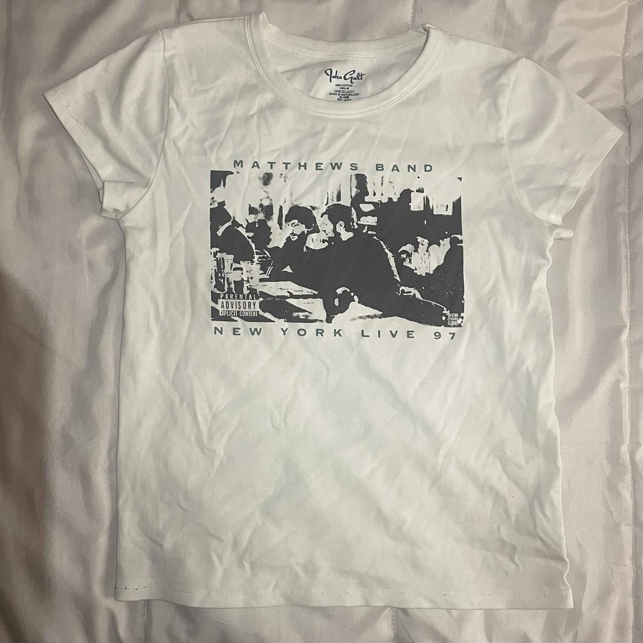 brandy melville matthews band tee, worn once however | Depop