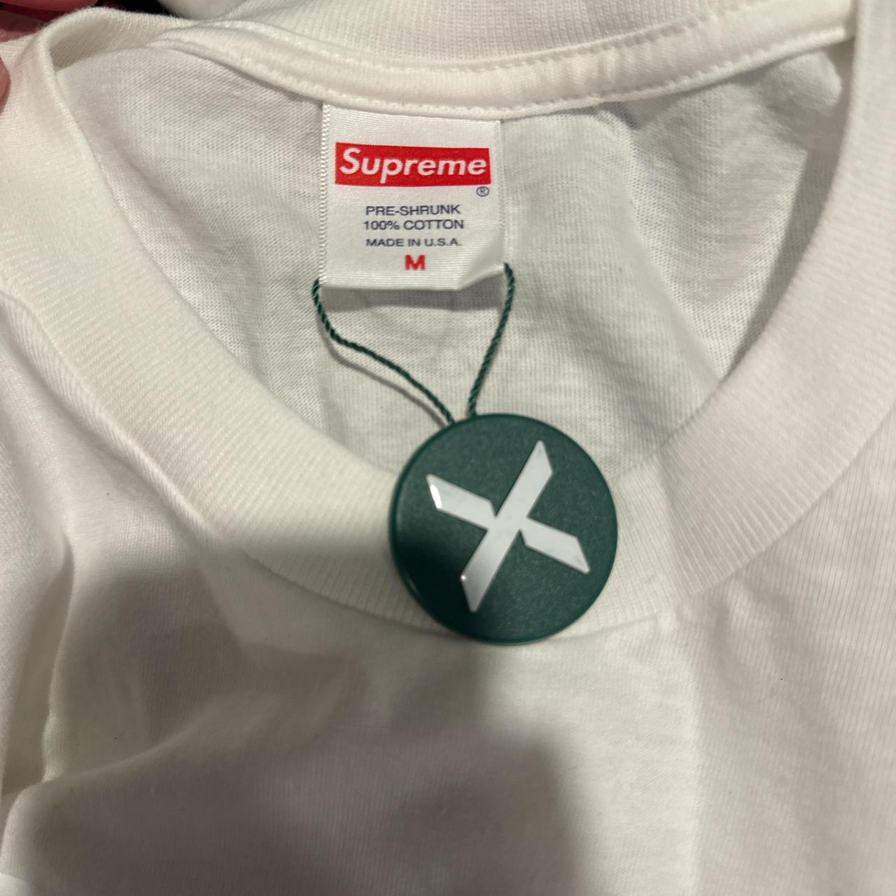 Supreme tee shirt brand new from stock x never worn... - Depop