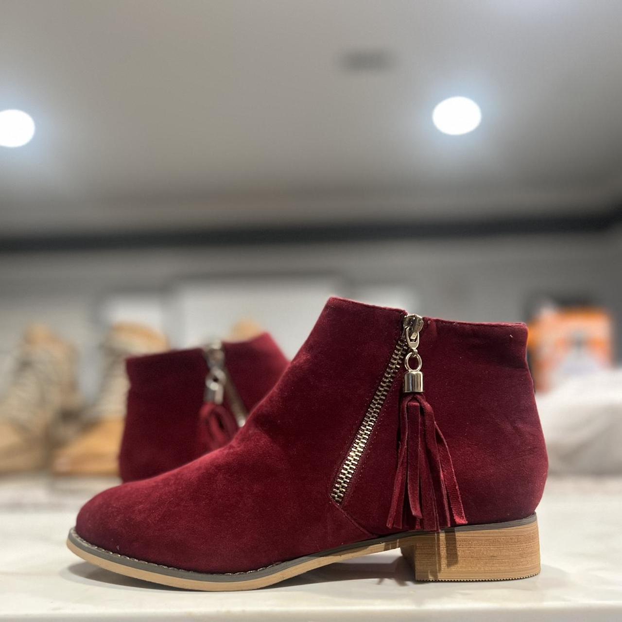 Red deals booties forever 21