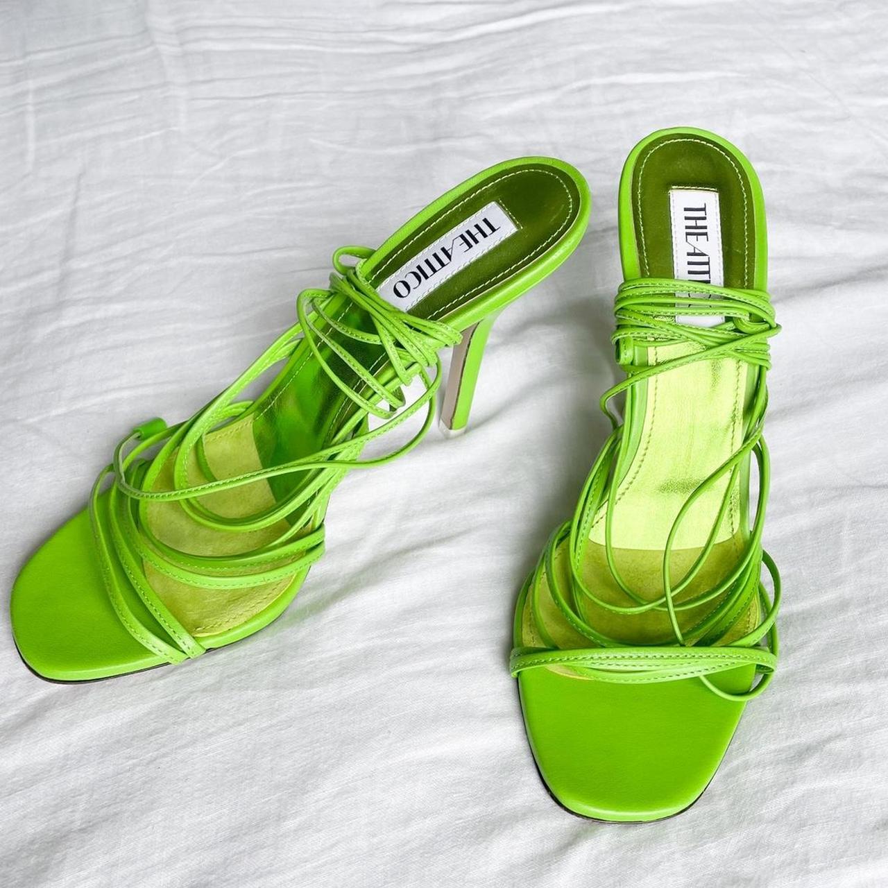 the attico heels green