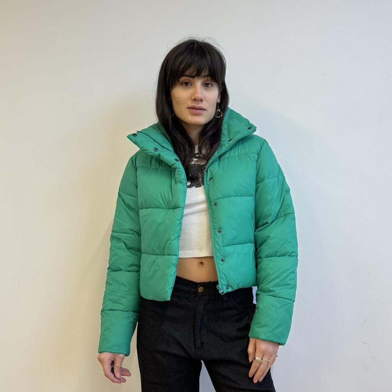 Alo Yoga green puffer jacket Size