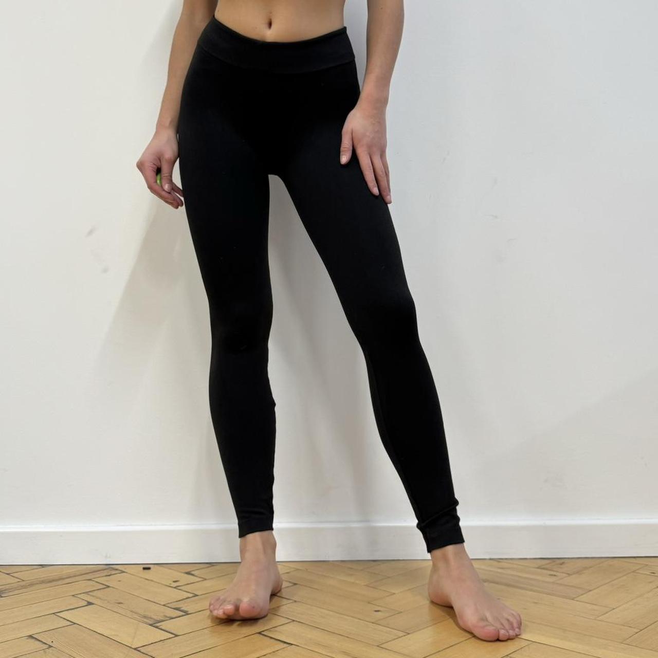 Calzedonia black push up leggings Size S Slightly - Depop