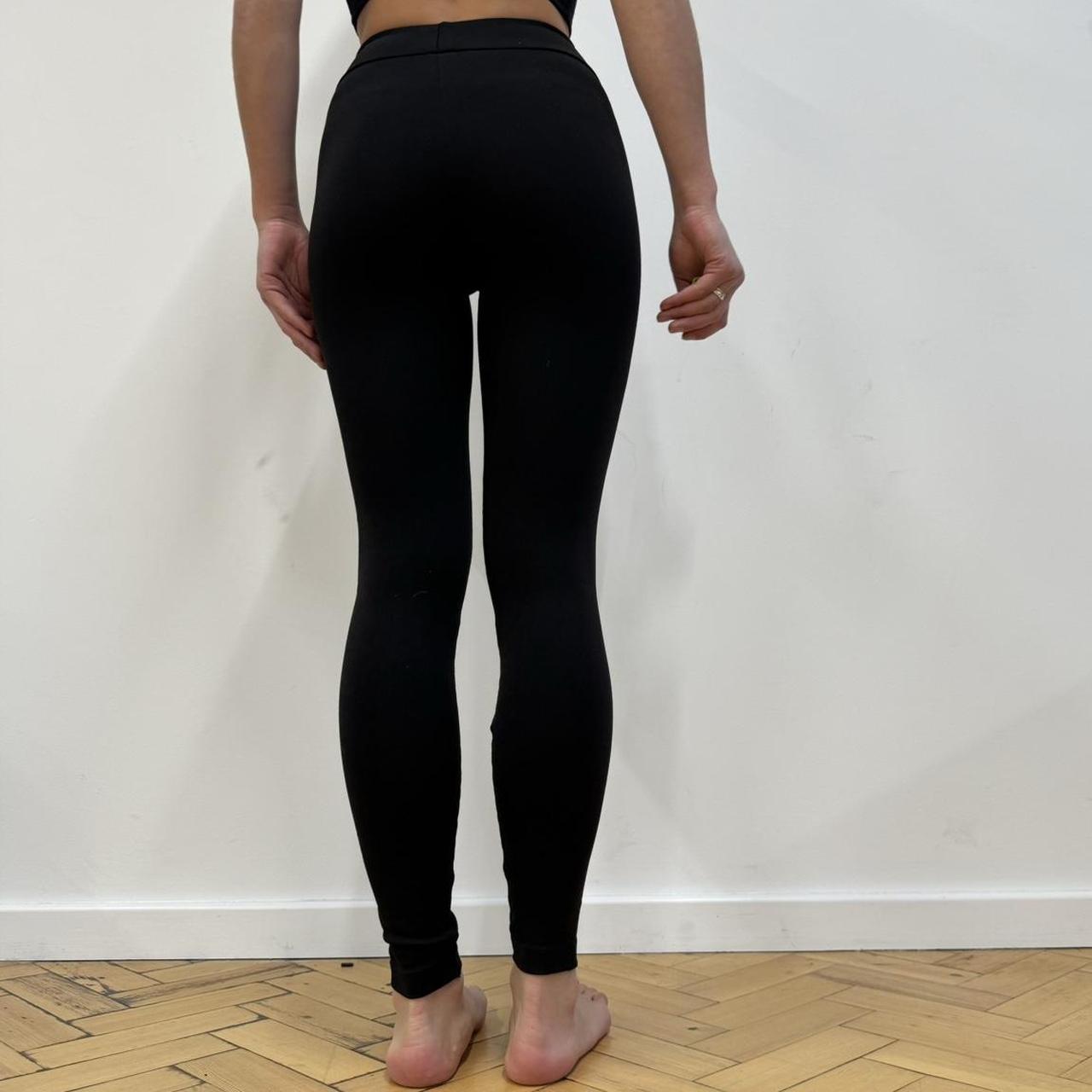 Calzedonia black push up leggings Size S Slightly - Depop