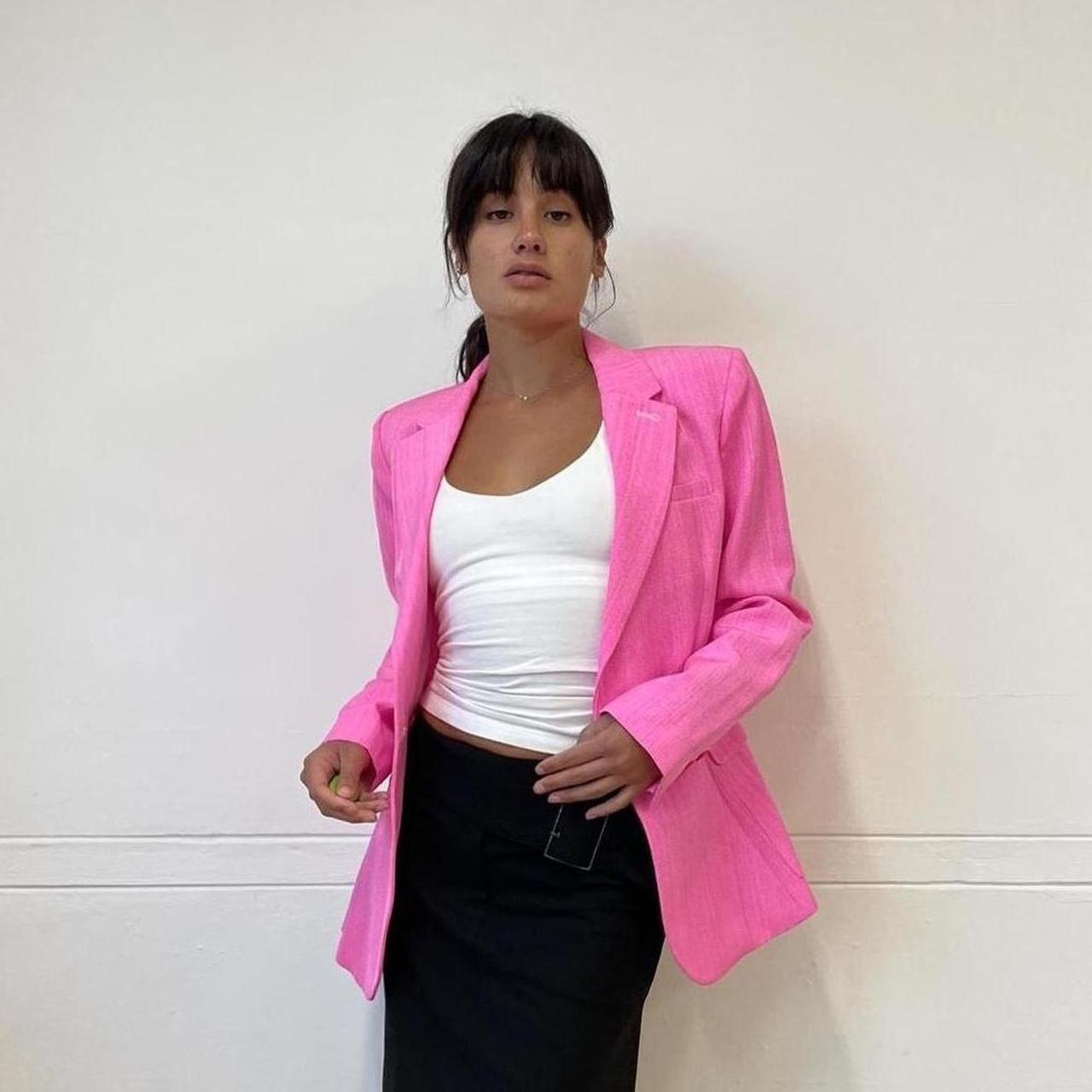 Womens Blazer Jacquemus Blazer Pink Jacquemus Pink La Veste
