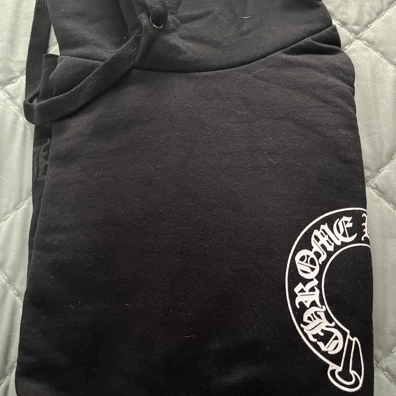 chrome hearts horseshoe black hoodie