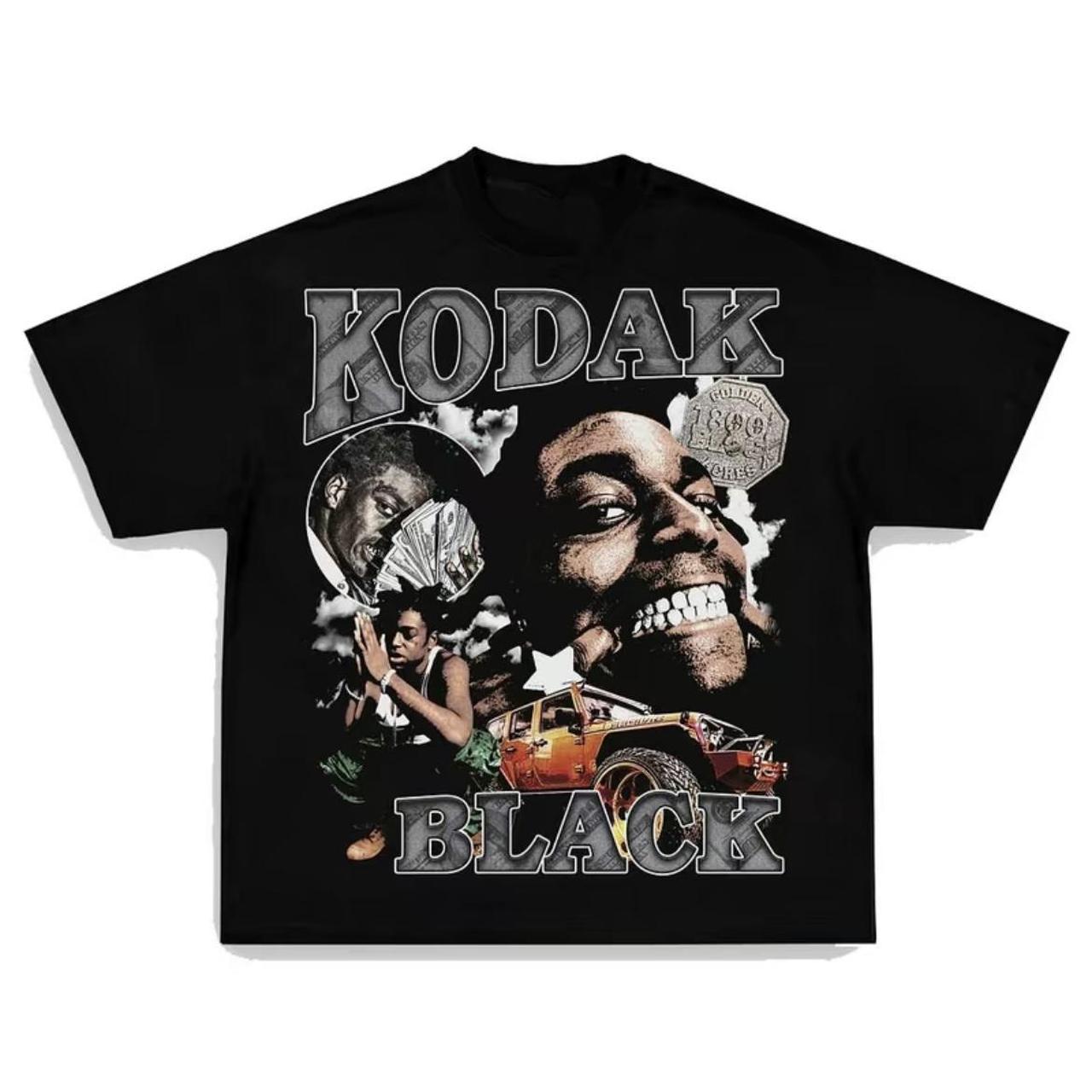 KodakのEssential Big Graphic Short Sleeve T-Shirt 全3色 KODAK BLACK TEE Print Short Sleeve T-Shirt | Depop