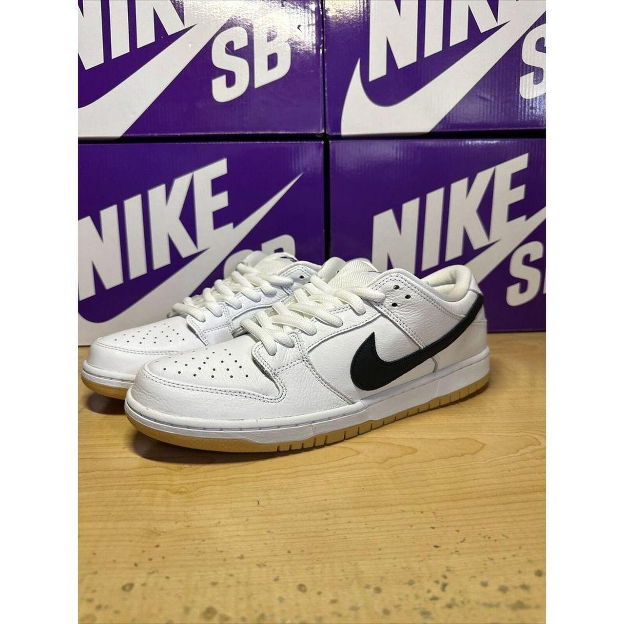 Size 11.5 Nike Sb Dunk Low White Gums Ds Brand New... - Depop