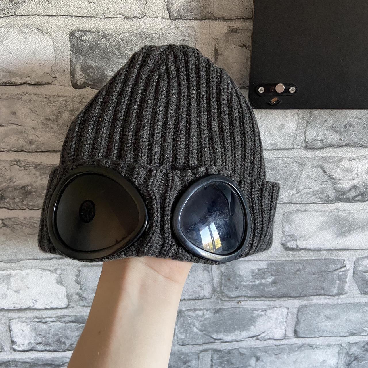 Cp Company Beanie Hat Cp Hat Grey Old School Cp Company Hat Worn