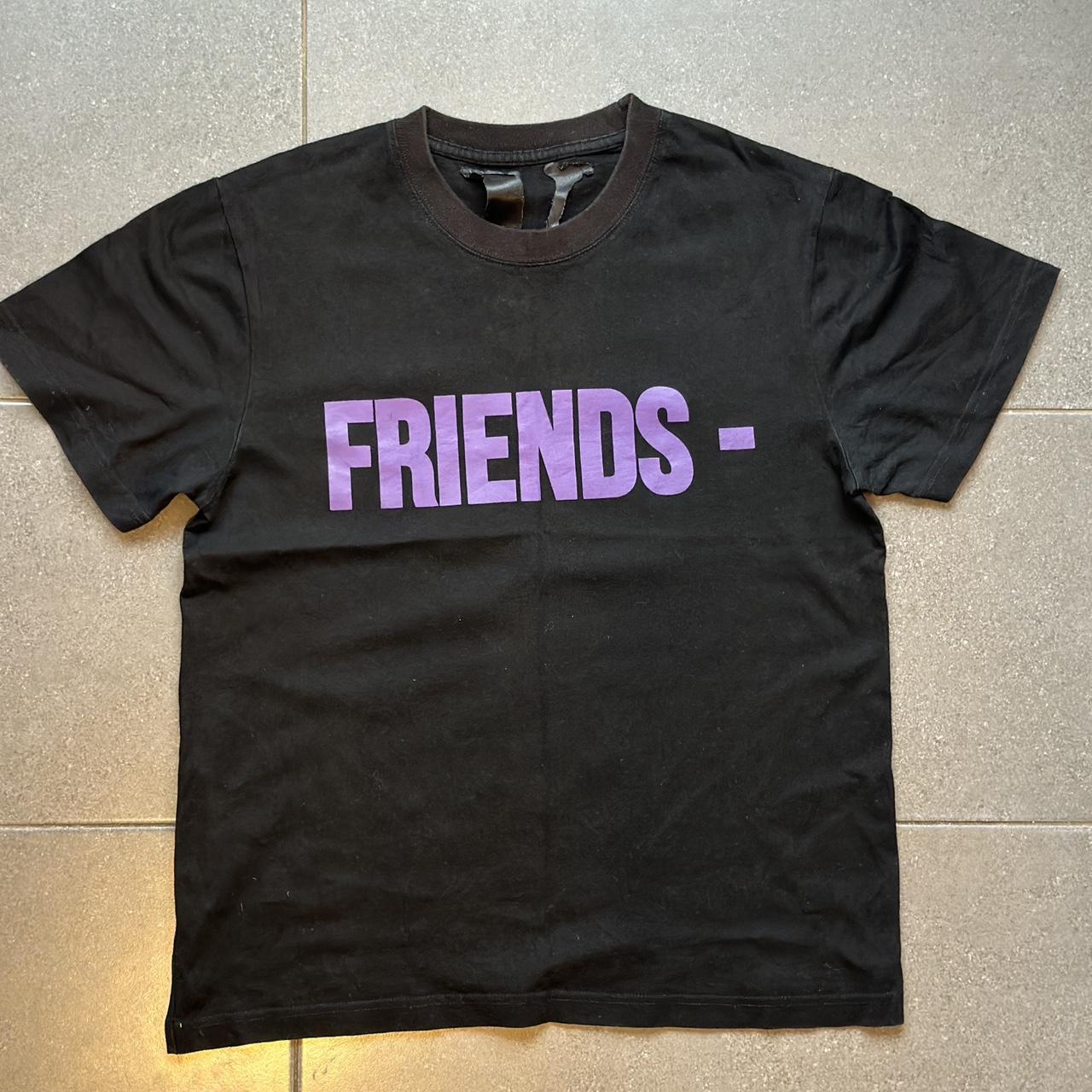 Black and purple vlone shirt hotsell