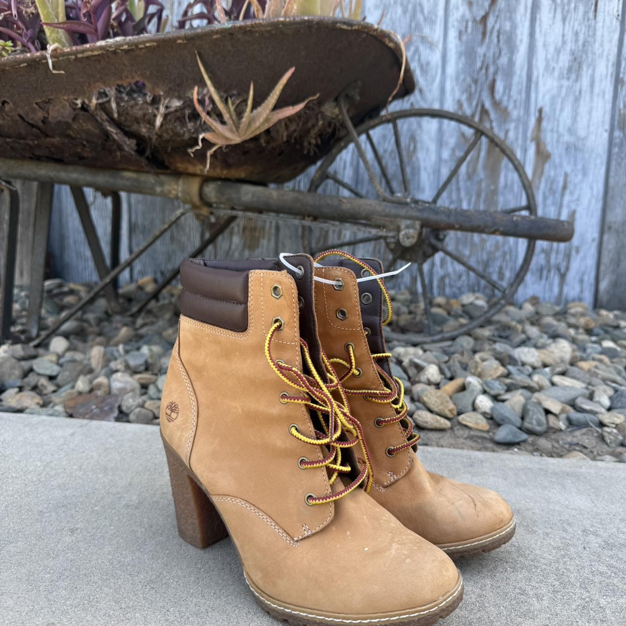 Timberland Women's Mid calf Boots Tan/Brown US – Tan