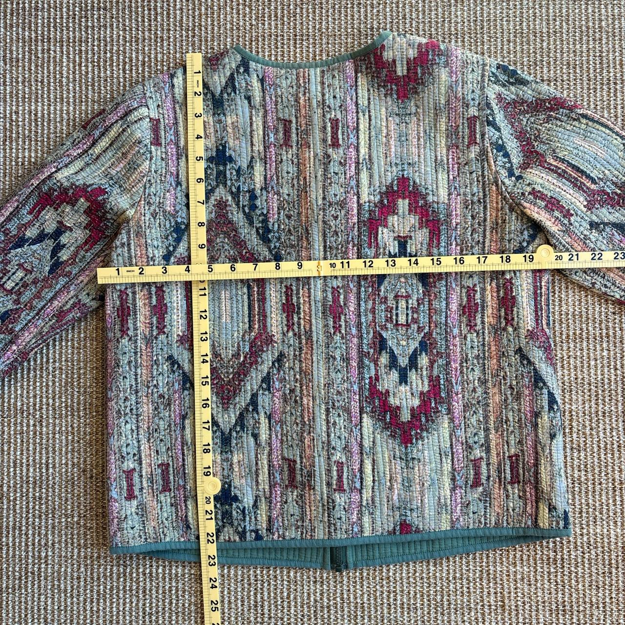 Women's Jacket - Multi - M – Printed patchwork qu… - image 4