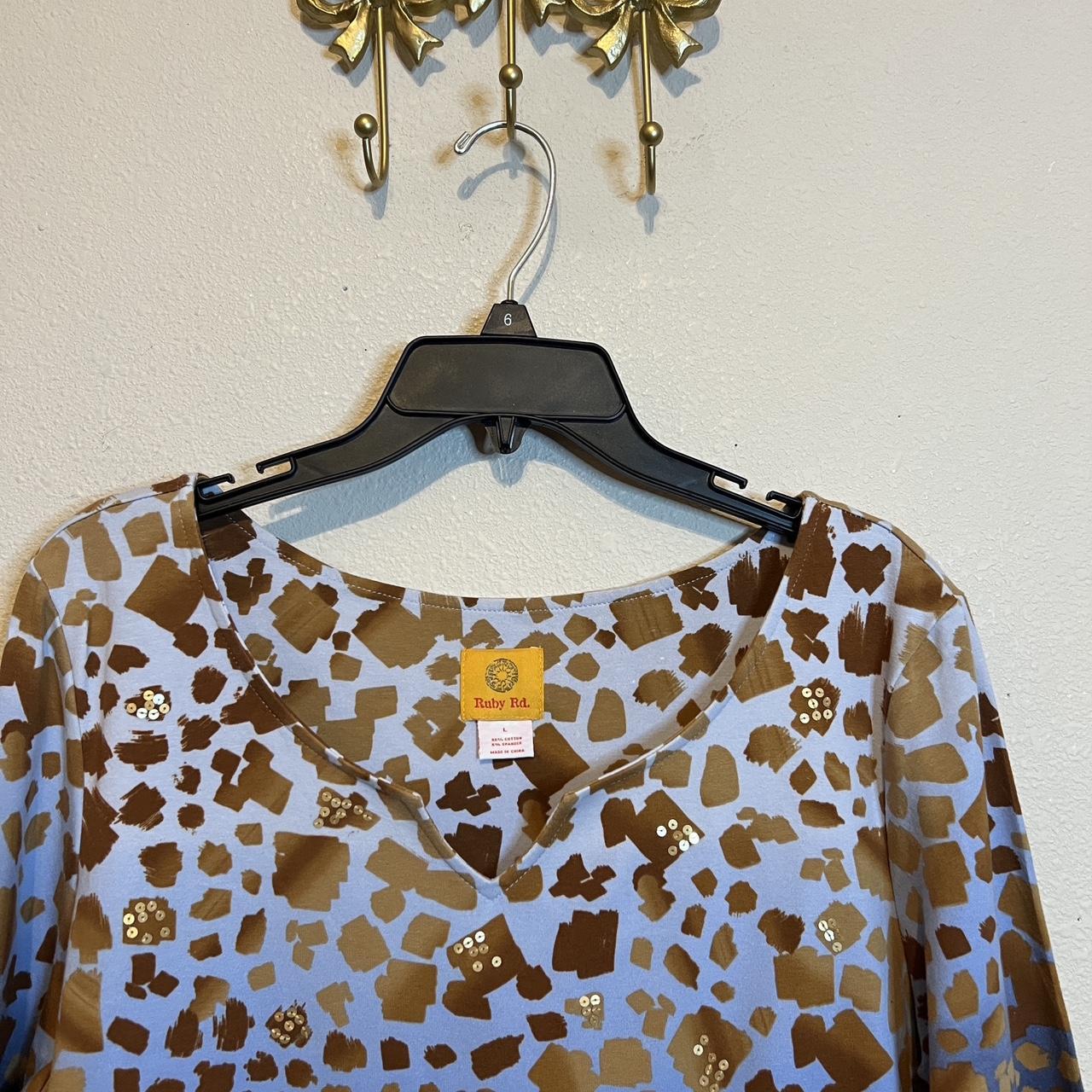 Ruby Rd. Women's Blouse - Multi/Brown - L – Ruby … - image 2