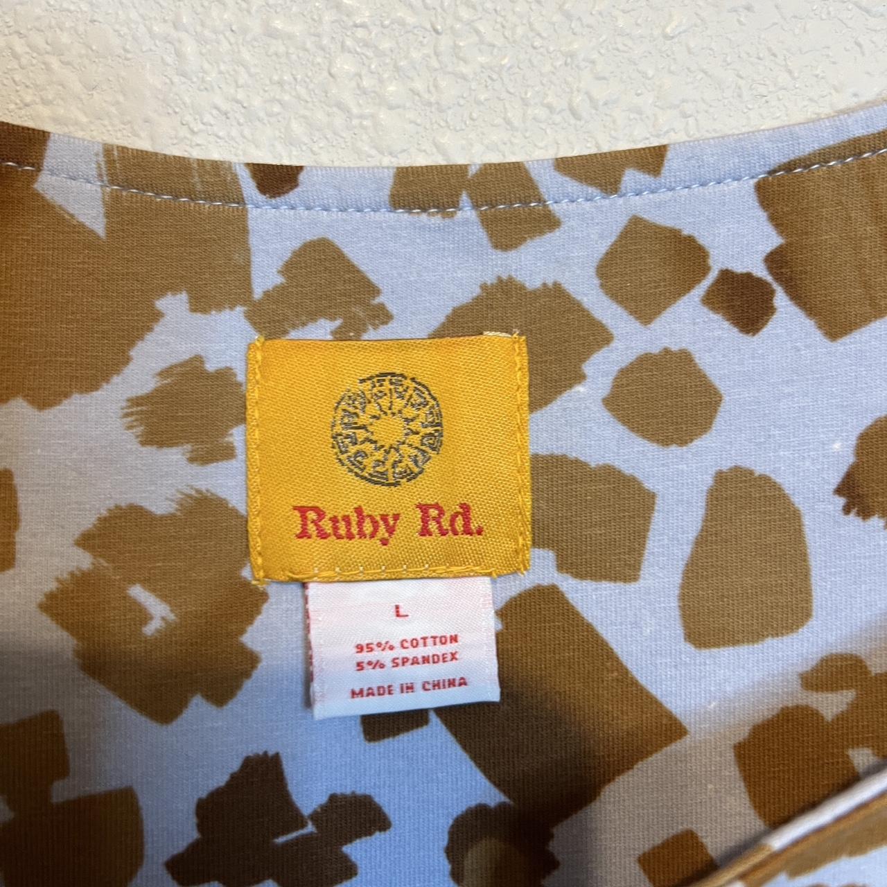 Ruby Rd. Women's Blouse - Multi/Brown - L – Ruby … - image 3