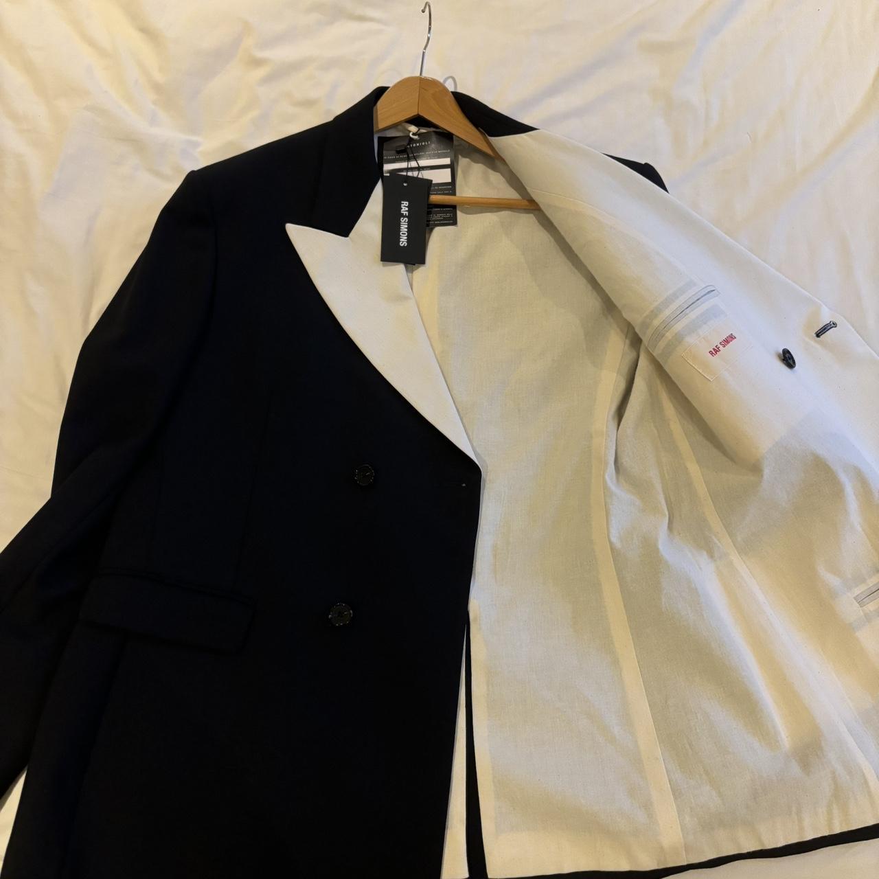 Raf Simons 20SS Double Breasted Blazer With Sharp...