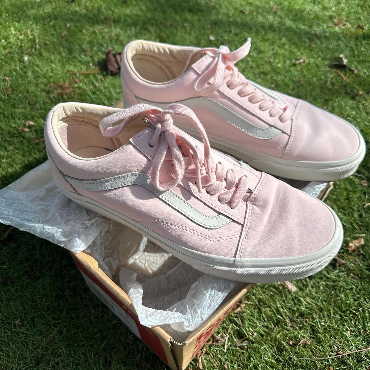 Baby pink vans top best sale