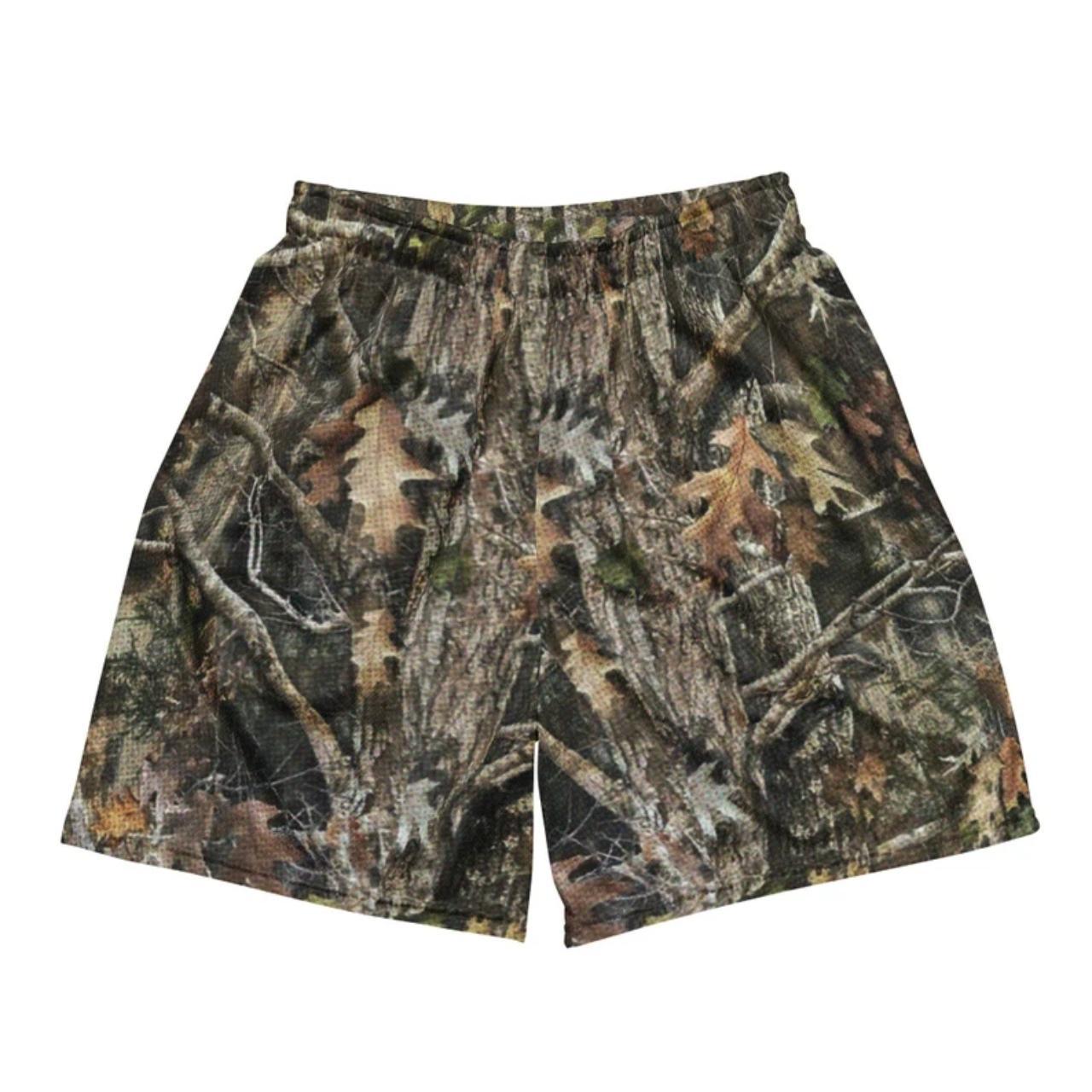 Y2K Forest Camo Streetwear Shorts | Y2K Shorts | | Depop
