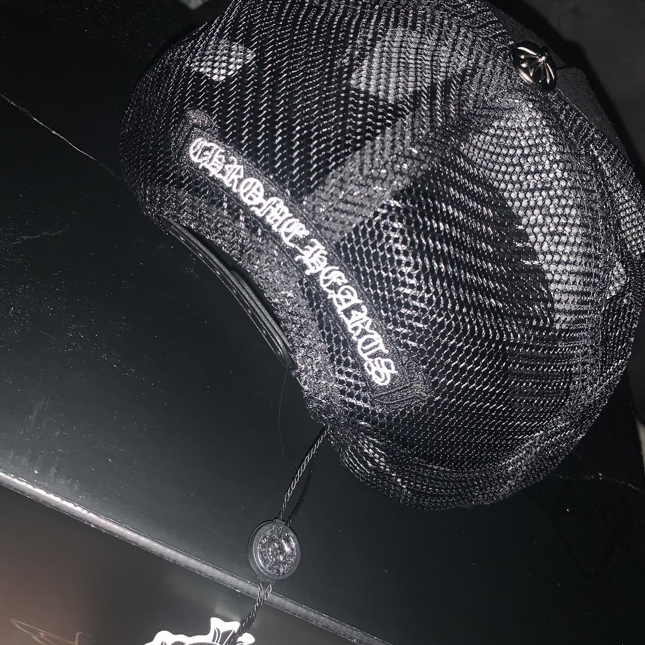 Chrome Hearts Triple Cross Cemetery Trucker Hat 'Black' | Depop Chrome Hearts Triple Cross Cemetery Trucker Hat 'Black' | Depop