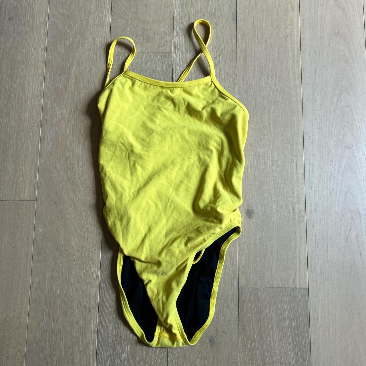 Jolyn Jackson 4 One Piece Tie Back Swimsuit In Mango Depop