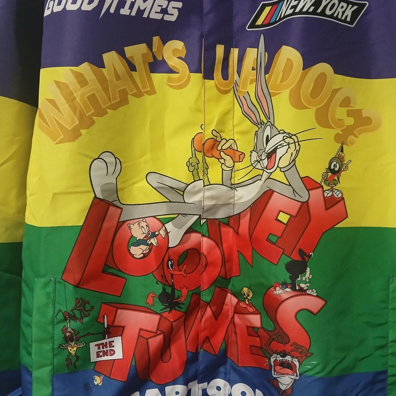 Looney Tunes × Members Only color Block Windbreaker | Depop Looney Tunes × Members Only color Block Windbreaker | Depop