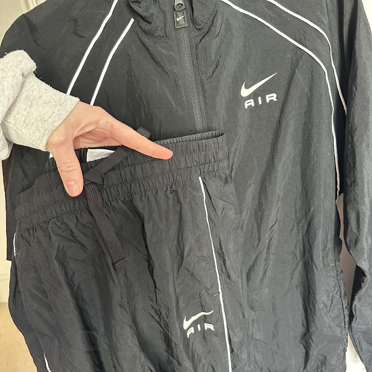 nike air skinny tracksuit in black