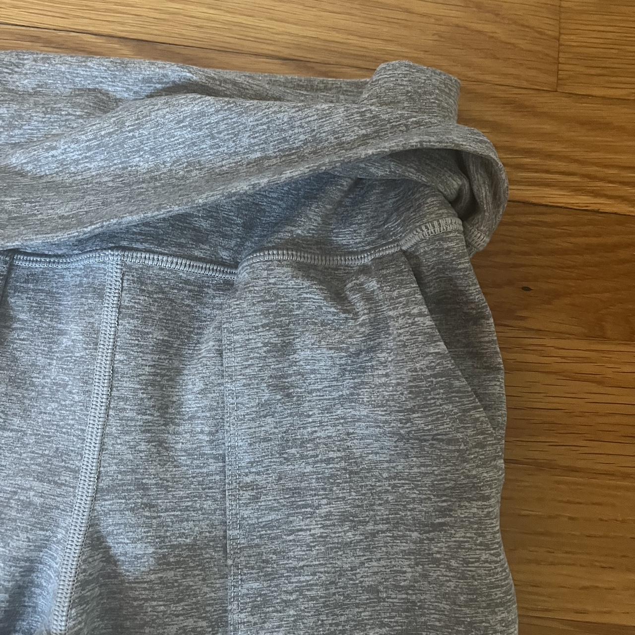 Aerie fold over flare pants; color grey; size small;... - Depop