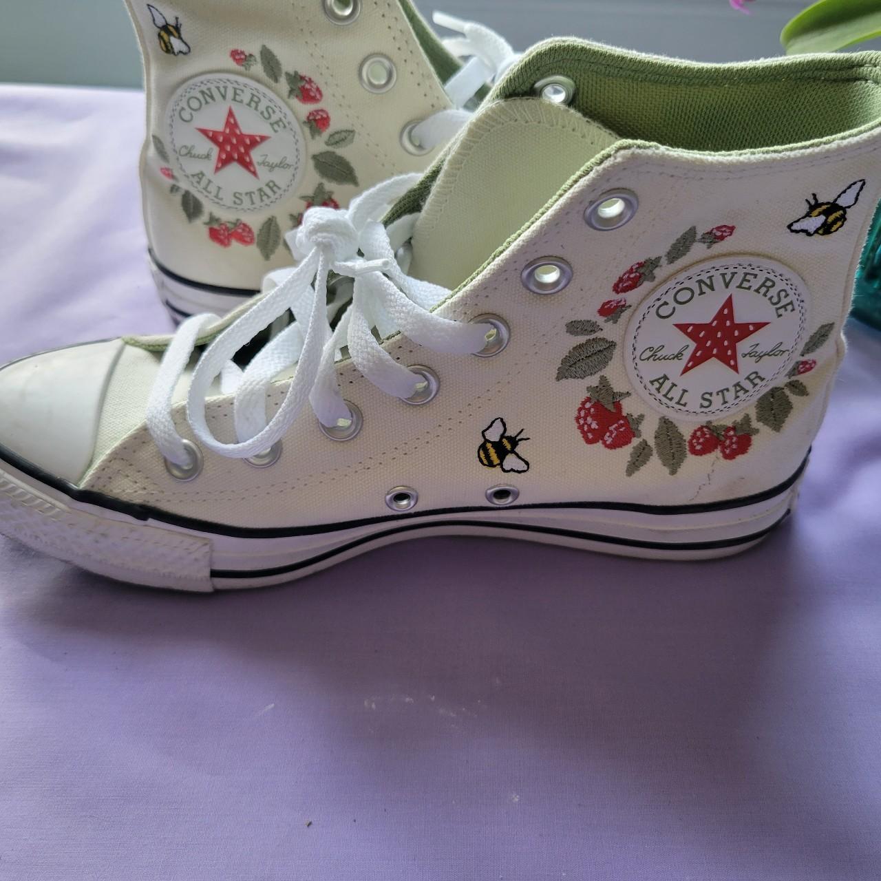 Converse Chuck Taylor All Star Hi Berries And Bees... Depop
