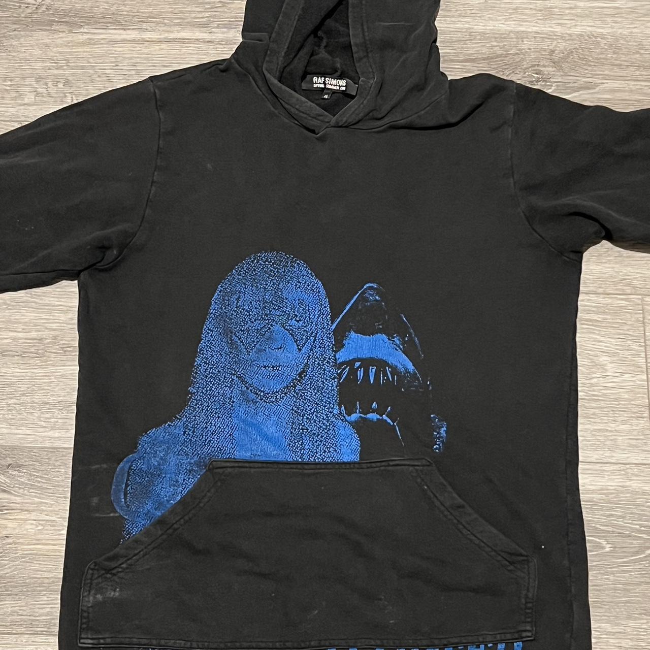 Raf simons shark hoodie sale