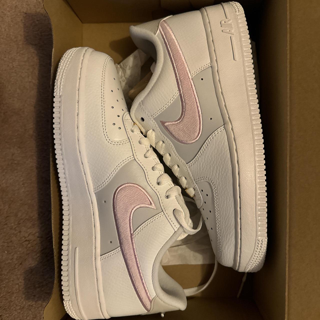 air force 1 velour pink women's