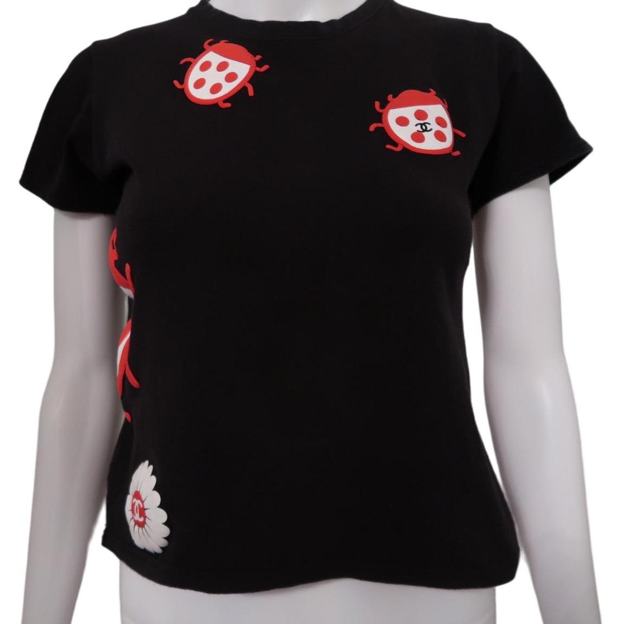 Chanel 2001 “Ladybug” T-Shirt Size: S Condition | Depop