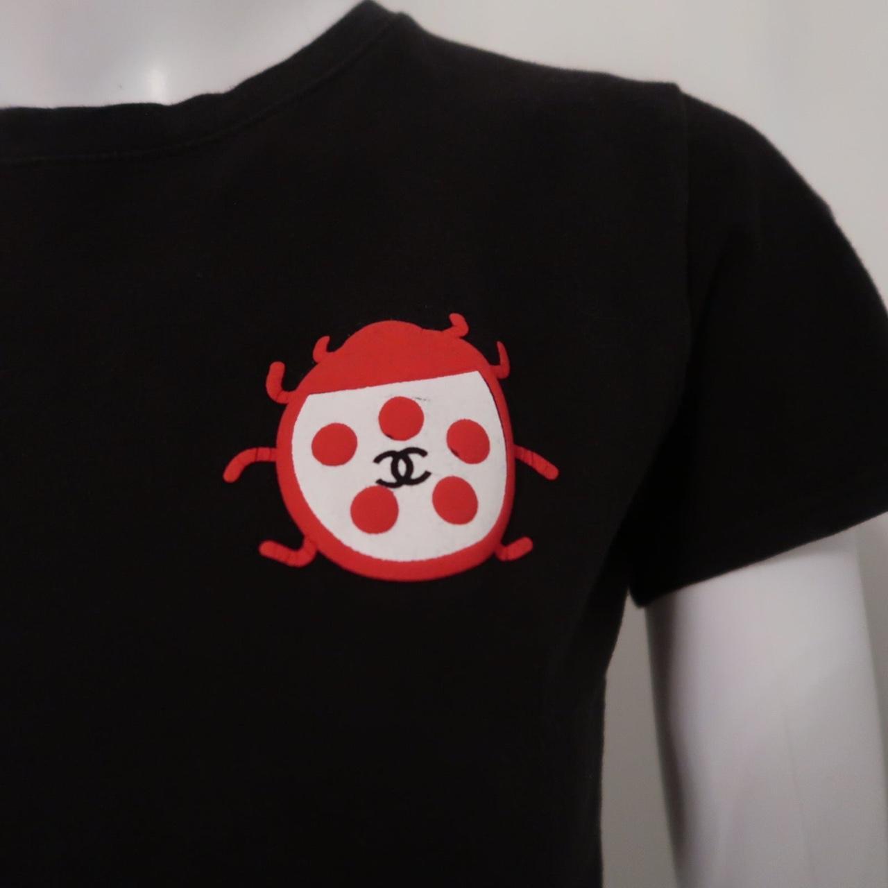 CHANEL Tシャツ Chanel White T Shirt Size 36 With Rhinestones CC logo | eBay