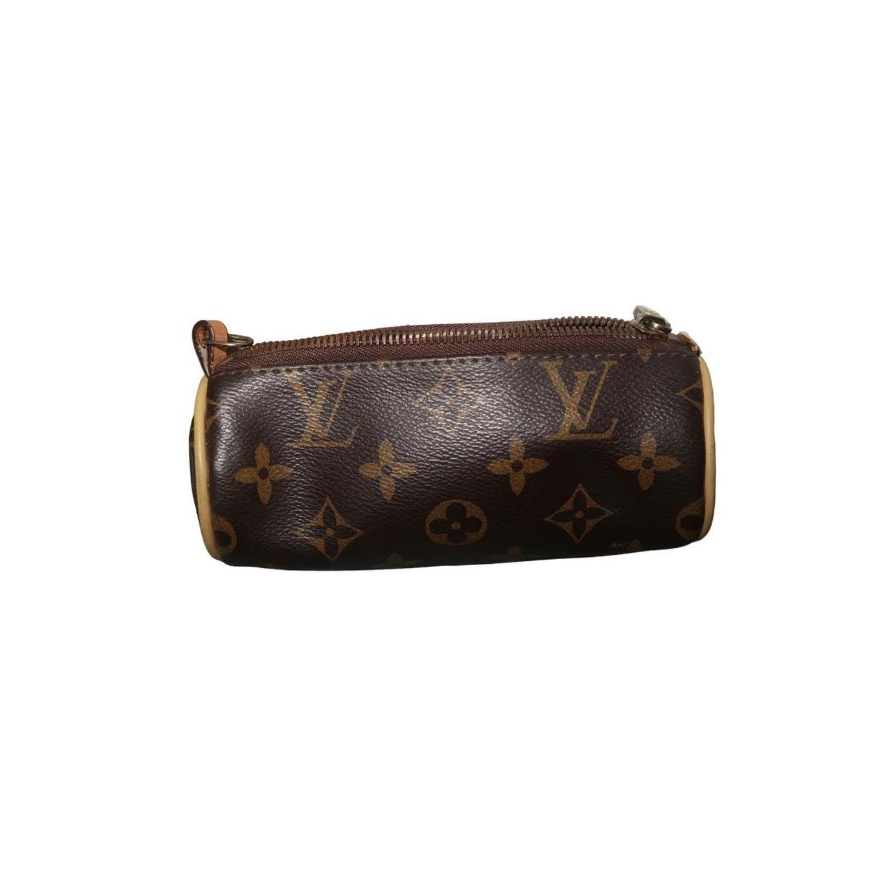 LOUIS VUITTON 90’s vintage pouch Vintage 1980s Louis Vuitton Monogram Canvas Leather Mini