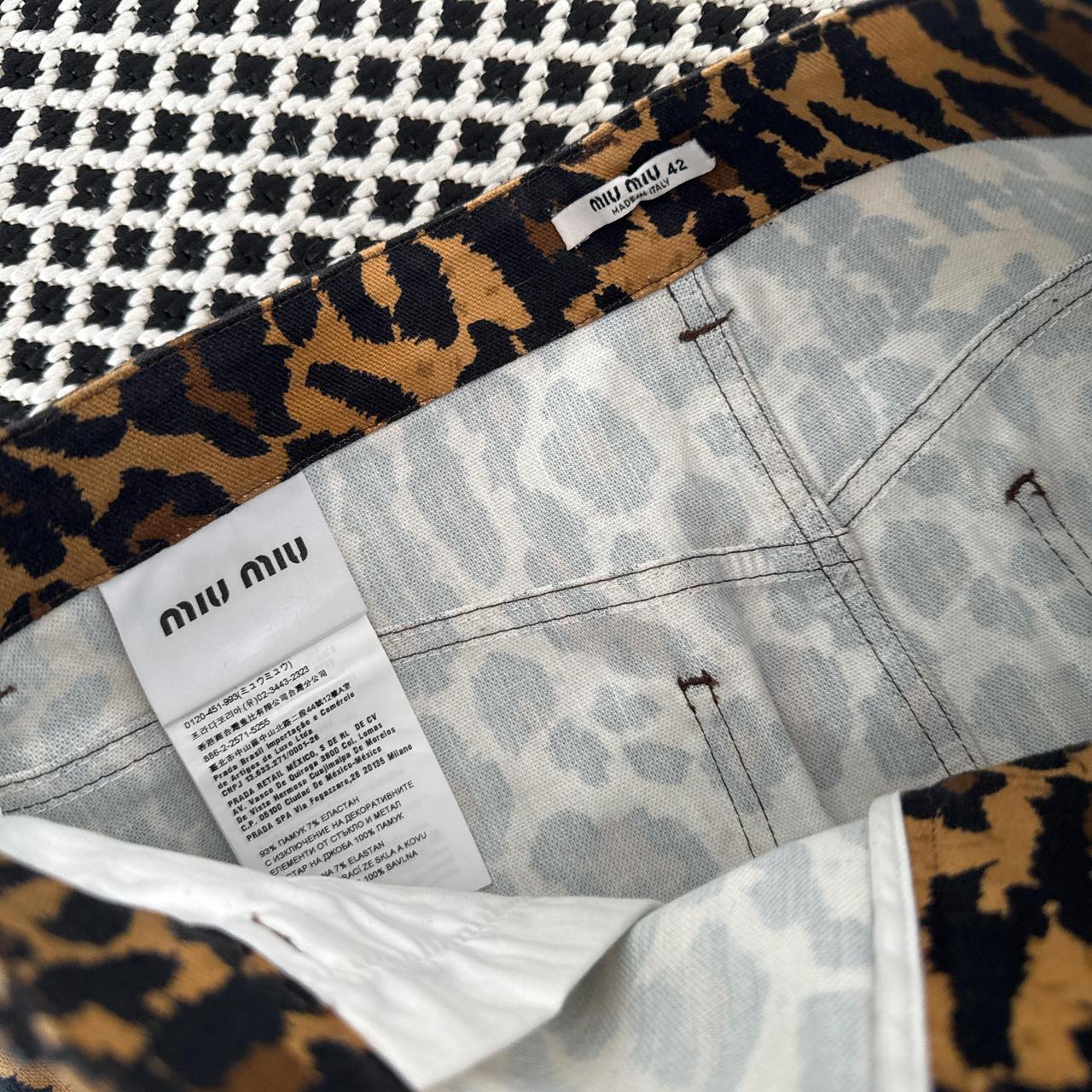 Miu Miu Women's Skirt - Multi/Brown - M – MIU MIU… - image 3