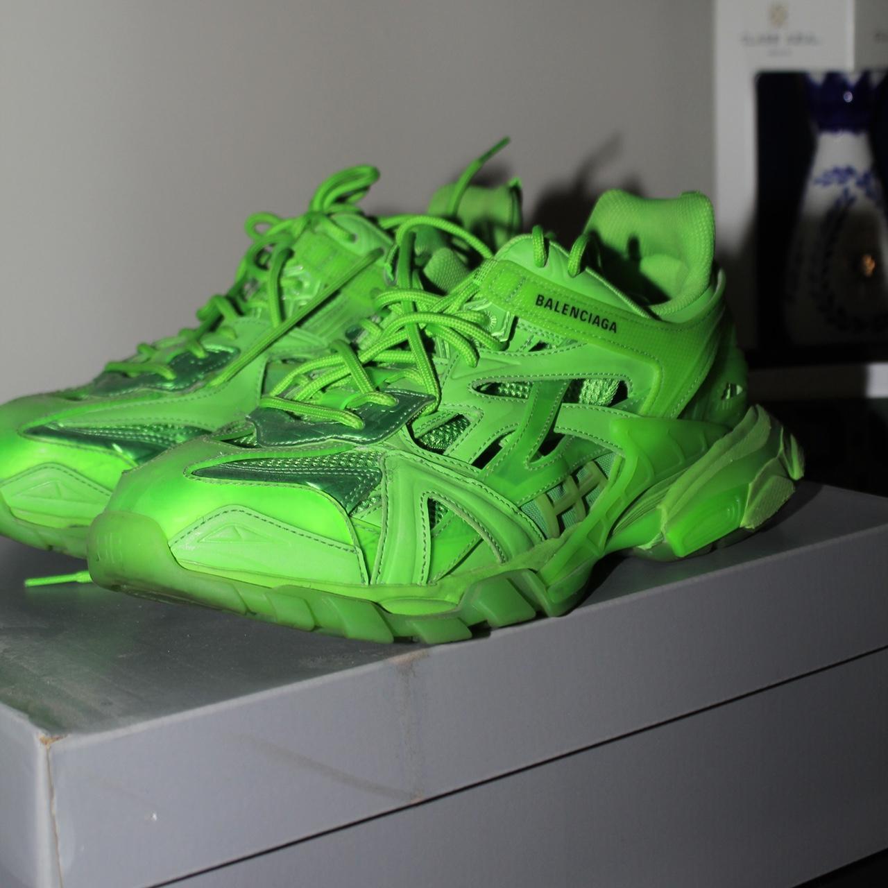 green balenciaga track runner 2 Depop