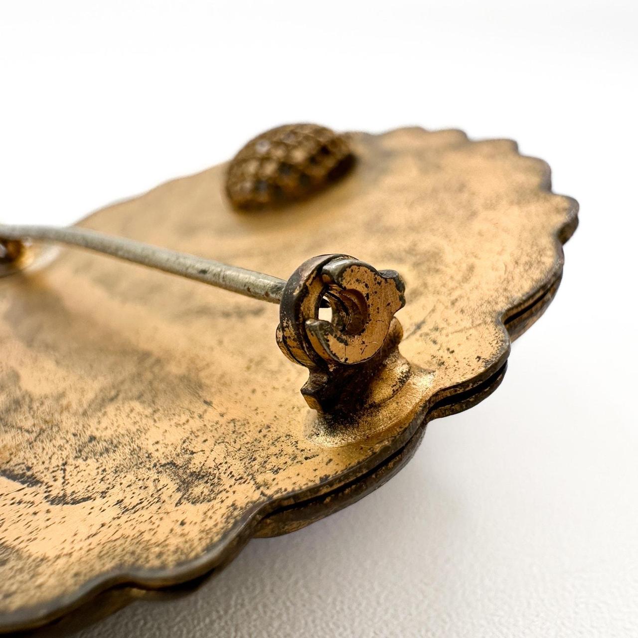 Source Unknown Women's Brooch - Gold/Multi – Gold… - image 6