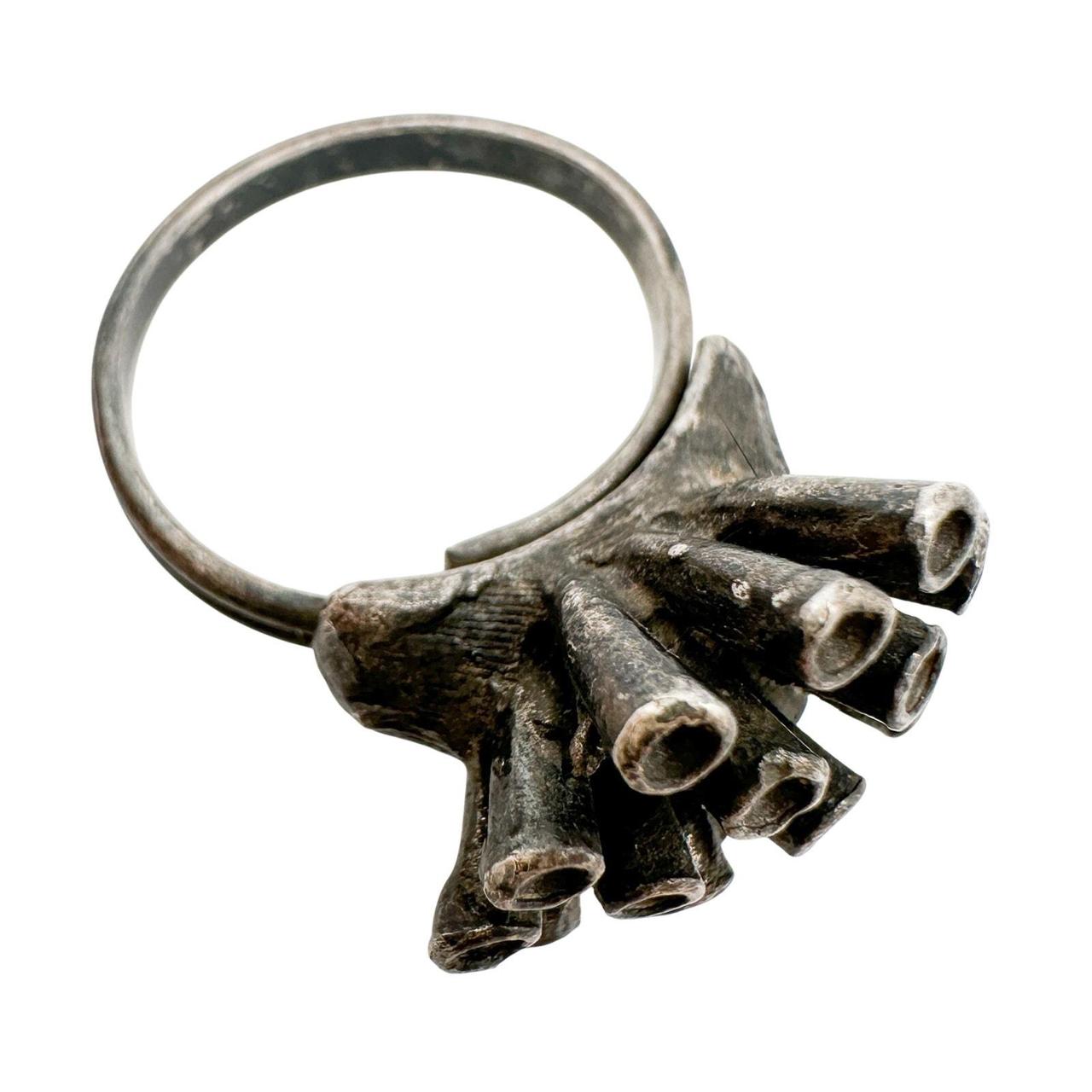 Source Unknown Women's Ring - Silver/Grey – Bruta… - image 1