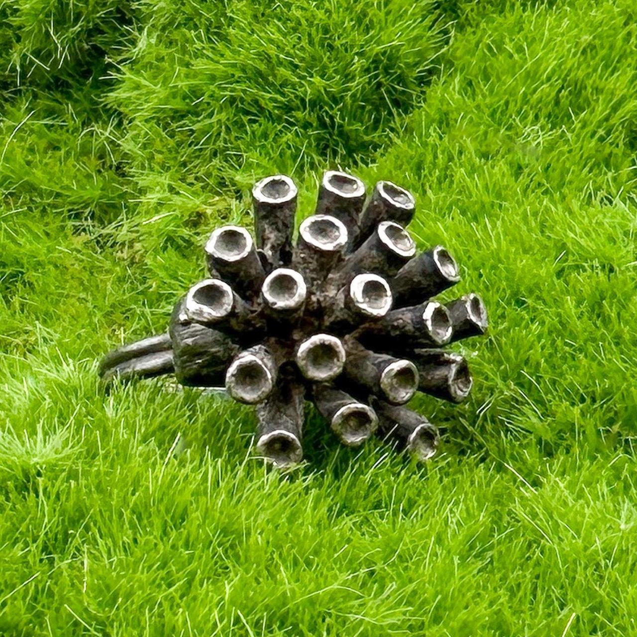 Source Unknown Women's Ring - Silver/Grey – Bruta… - image 3