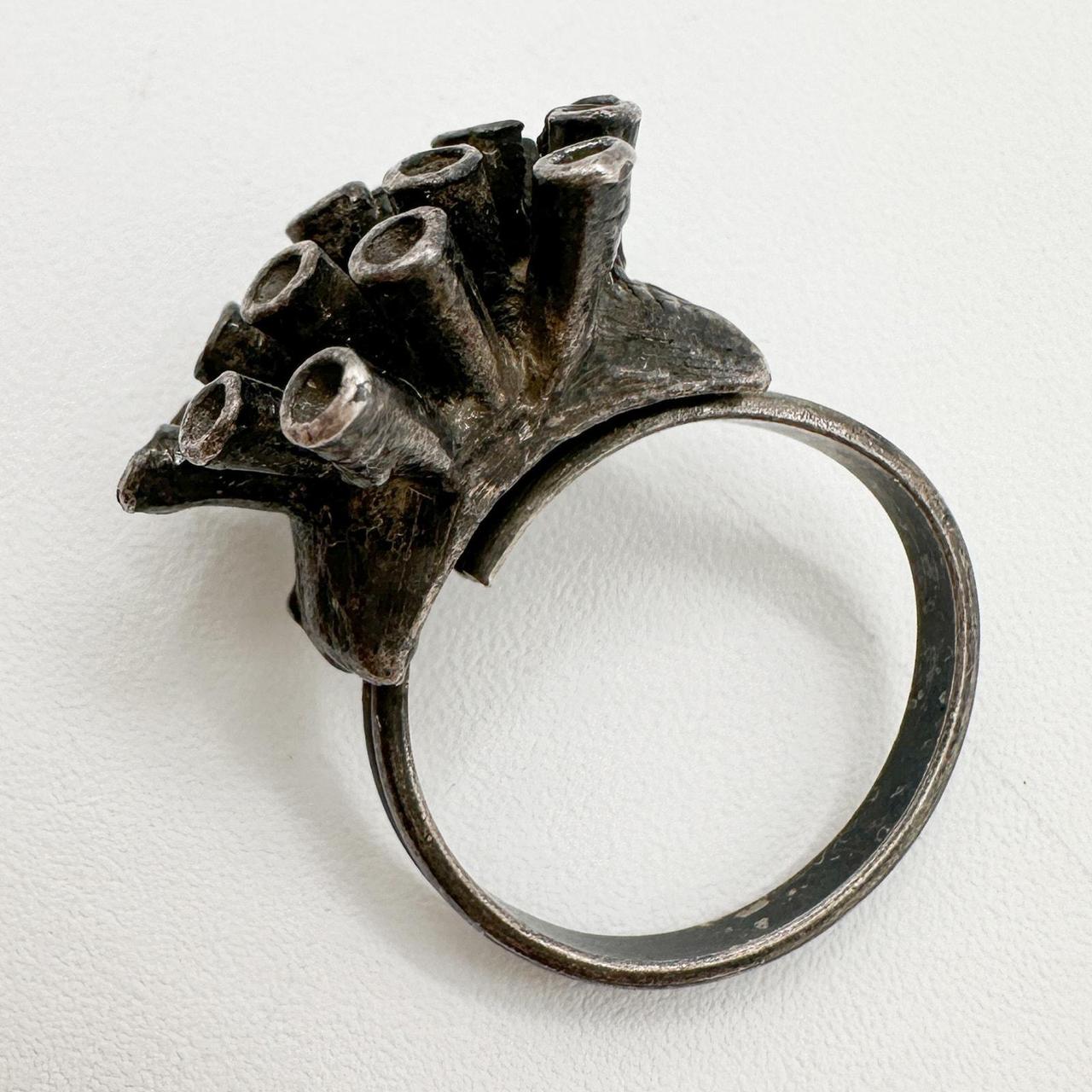 Source Unknown Women's Ring - Silver/Grey – Bruta… - image 8